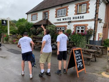 walk for sepsis 2019 white horse walk for sepsis 2019 outside white horse pub