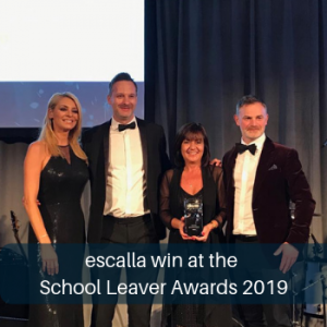 Link to school leaver awards win