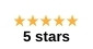 5 Star Rating